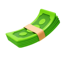 Ícono de dinero representando financiamiento rápido